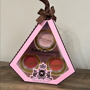 New in Box Juicy Couture 3 Cream Blush Collection
